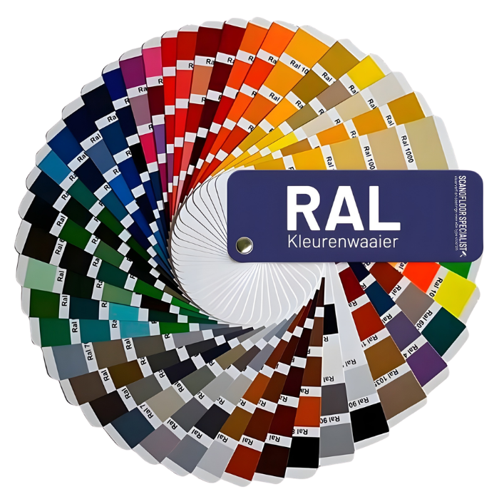 RAL color chart with all available colors for your O-rings!
